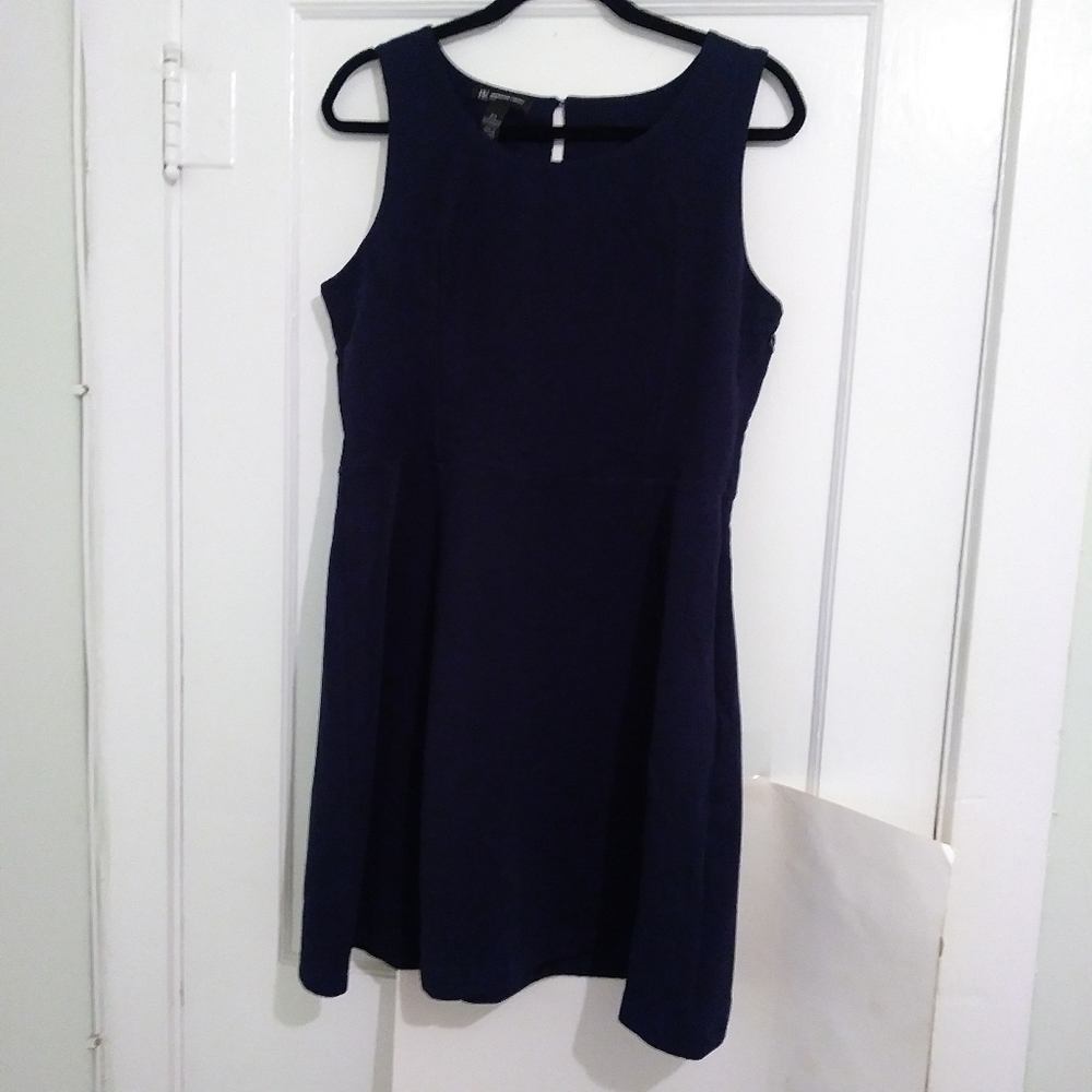 🍒3/$10 - INC Navy Blue Dress Career Stretch